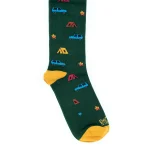Dandy Street – shop online – accessori uomo calzini uomo cotone – calzini da uomo in fantasia di qualità verde scuro