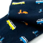 Dandy Street – shop online – accessori uomo calzini uomo cotone – calzini in cotone con lavorazione in fantasia blu scuro