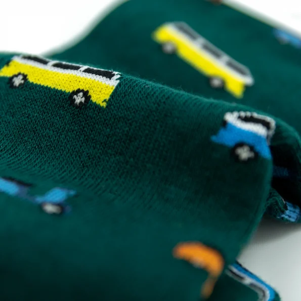 Dandy Street - shop online - accessori uomo calzini uomo cotone - calzini in cotone con lavorazione in fantasia verde scuro