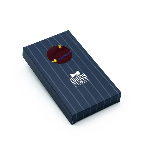 Dandy Street - shop online - accessori uomo calzini uomo cotone - calzino da uomo originale in cotone bordeaux