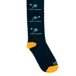 Dandy Street – shop online – accessori uomo calzini uomo cotone – calzino uomo originale e divertente blu scuro