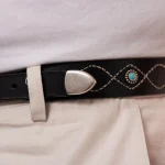 Dandy Street – vendita online – accessori uomo – cintura uomo cuoio – cintura artigianale – cintura pelle – cintura con cuoio di vitello toscano – Aquos