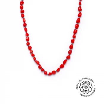 Dandy Street - shop online - collane uomo con pietre naturali - Collana in corallo dal design stiloso - Janàru