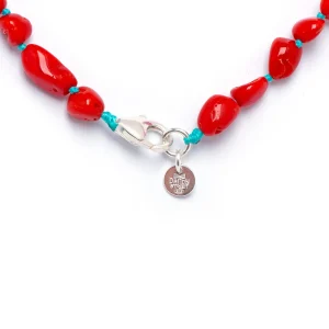 Dandy Street - shop online - collane uomo con pietre naturali - Collana in corallo dal design stiloso - Janàru Dandy Street - shop online - collane uomo con pietre naturali - Collana in corallo dal design stiloso - Janàru