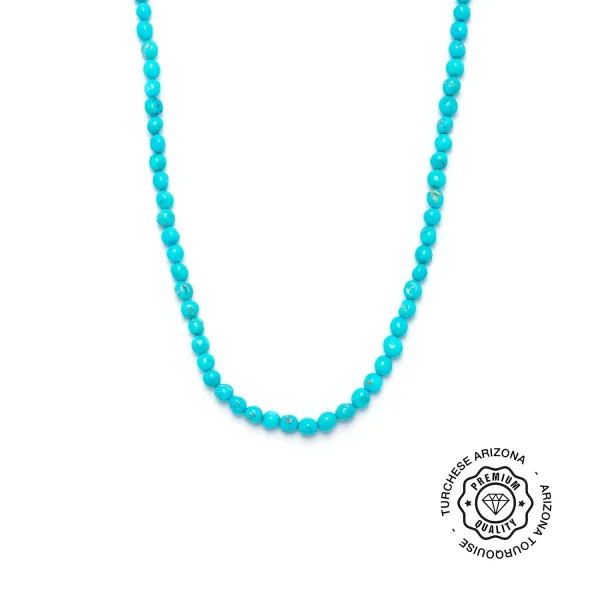 Dandy Street - shop online - collane uomo con pietre naturali - Collana uomo turchese - Skystone