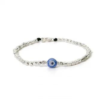 Dandy Street - shop online bracciali uomo di tendenza - bracciale Serie Lucky - Bracciale da uomo simbolo di fortuna - Blue Eye