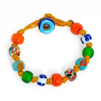 Dandy Street - shop online bracciali uomo di tendenza - Bracciali con Murrine veneziane - Bracciale uomo vivace e raffinato - Mocenigo