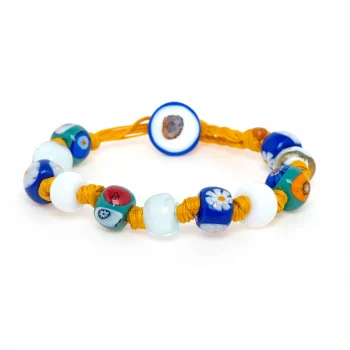 Dandy Street - shop online bracciali uomo di tendenza - Bracciali con Murrine veneziane - Bracciale con murrine dallo stile contemporaneo - Ca' D'Oro