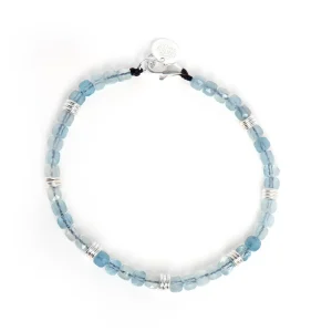 Dandy Street - shop online bracciali uomo di tendenza - Bracciale con acquamarina da uomo - Acqua Dandy Street - shop online bracciali uomo di tendenza - Bracciale con acquamarina da uomo - Acqua