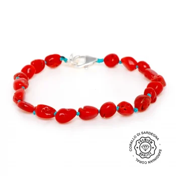 Dandy Street - shop online bracciali uomo di tendenza - Bracciale con corallo da uomo - Corallo