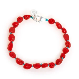 Dandy Street - shop online bracciali uomo di tendenza - Bracciale con corallo da uomo - Corallo Dandy Street - shop online bracciali uomo di tendenza - Bracciale con corallo da uomo - Corallo