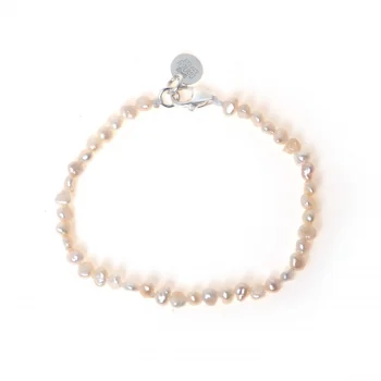 Dandy Street - shop online bracciali uomo di tendenza - Bracciale uomo con perle bianche - Kiam