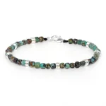 Dandy Street - shop online bracciali uomo di tendenza - Bracciale uomo con pietre turchese - Joster